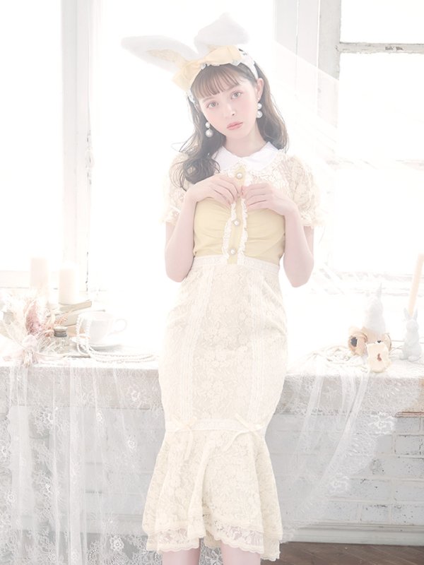 画像8: 【SALE!!】【即日発送】【ハロウィン】 バニーレースワンピースコスプレ 【コスプレ3点セット】【S-Lサイズ/2カラー】[OF01] (8)