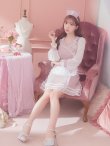 画像14: 【即日発送】ナースコスプレ/ワンピースコスプレ/Aライン/フレアスカート【sugar nineハロウィン3点セット】【S-Lサイズ/1カラー】(SU220155)[YMT] (14)