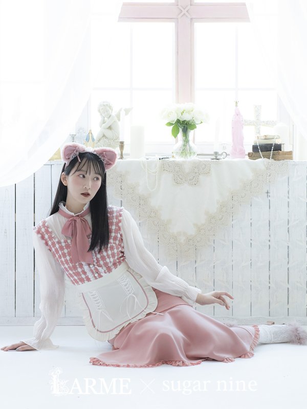 画像22: 【即日発送】ツイードキャットワンピースコスプレ/マーメイドスカート【sugar nineハロウィン3点セット】【S-Lサイズ/1カラー】[OF01] (22)