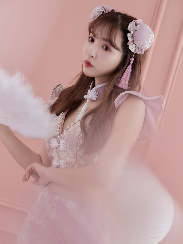 画像11: 【SALE!!】【即日発送】セットアップチャイナドレスコスプレ【sugar nineハロウィン4点セット】【XS-Lサイズ/2カラー】(SE01YN-WH)[OF01] (11)