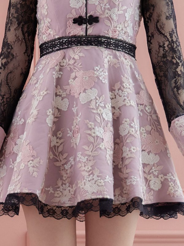 画像22: 【即日発送】【ハロウィン】 フレアスカートチャイナコスプレ 【コスプレ3点セット】[HC03] (22)