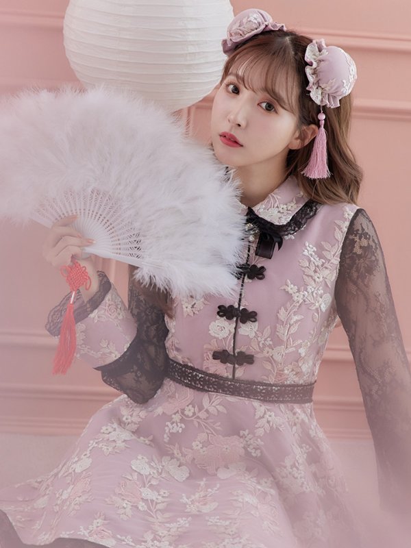 画像24: 【即日発送】【ハロウィン】 フレアスカートチャイナコスプレ 【コスプレ3点セット】[HC03] (24)