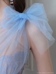 画像40: 【an ANDY Fashion Press 08 COLLECTION 01】フラワーレース/ ワンショル/ リボンデザイン/ フリル/ チュール/ マーメイド/ ロング/ キャバドレス long[OF05] (40)