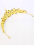 画像5: 【アクセサリー：ヘアアクセ】【ANGEL R/エンジェルアール】ティアラ/ バースデー/ ウェディング/ リーフモチーフ/ ストーン/ ビジュー/ ヘアアクセ/ 髪飾り[OF02] (5)
