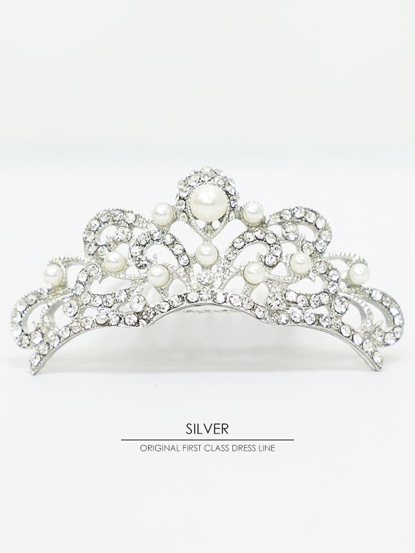 画像2: 【アクセサリー：ヘアアクセ】【ANGEL R/エンジェルアール】パール/ ビジュー/ ティアラ/ バースデー/ ウェディング/ ヘアアクセ/ 髪飾り[OF02] (2)