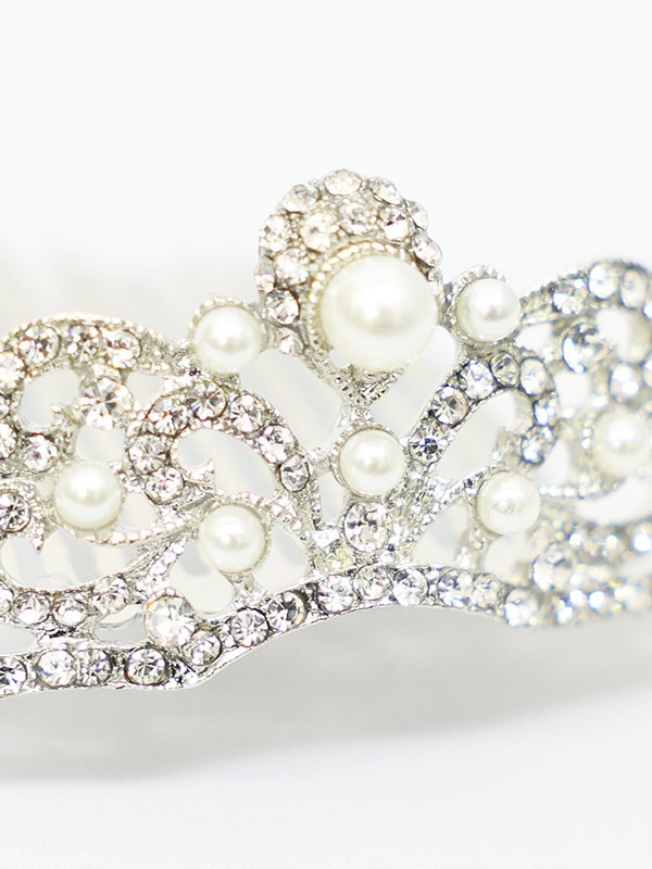 画像4: 【アクセサリー：ヘアアクセ】【ANGEL R/エンジェルアール】パール/ ビジュー/ ティアラ/ バースデー/ ウェディング/ ヘアアクセ/ 髪飾り[OF02] (4)