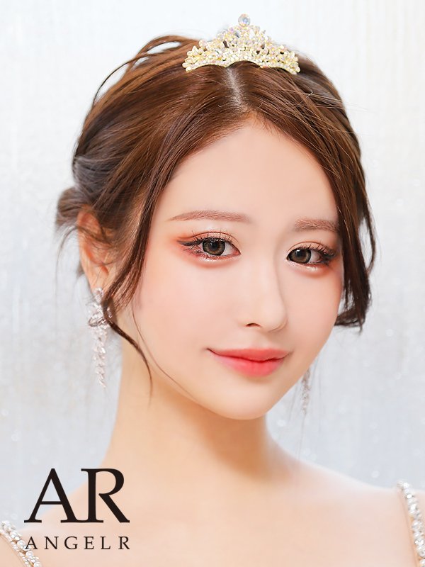 【アクセサリー：ヘアアクセ】【Angel R/エンジェルアール】サークルストーン/ ビジュー/ ティアラ/ バースデー/ ウェディング/ ヘアアクセ/ 髪飾り[OF02]