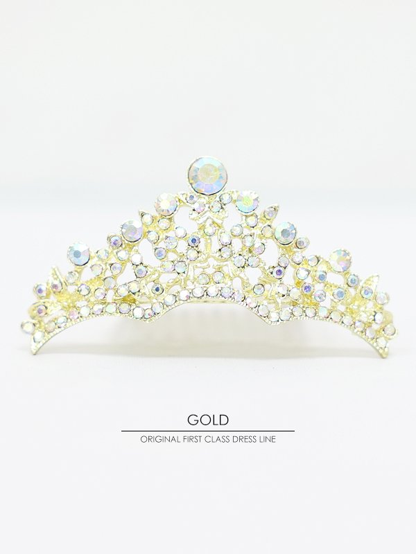 画像2: 【アクセサリー：ヘアアクセ】【ANGEL R/エンジェルアール】サークルストーン/ ビジュー/ ティアラ/ バースデー/ ウェディング/ ヘアアクセ/ 髪飾り[OF02] (2)