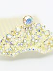 画像4: 【アクセサリー：ヘアアクセ】【ANGEL R/エンジェルアール】サークルストーン/ ビジュー/ ティアラ/ バースデー/ ウェディング/ ヘアアクセ/ 髪飾り[OF02] (4)