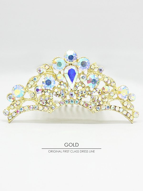 画像3: 【アクセサリー：ヘアアクセ】【ANGEL R/エンジェルアール】ビッグストーン/ ビジュー/ ティアラ/ バースデー/ ウェディング/ ヘアアクセ/ 髪飾り[OF02] (3)