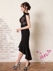 画像45: 【an ANDY Fashion Press 08 COLLECTION 01】フラワーレース/ ワンショル/ リボンデザイン/ フリル/ チュール/ マーメイド/ ミディアム/ キャバドレス long[OF05] (45)