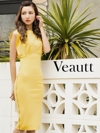 Veautt (ヴュート) 】イエロー(黄色)ドレス｜キャバドレス・ミニドレス