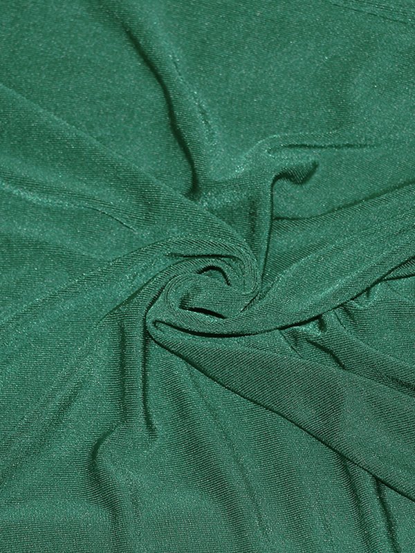 画像11: XSサイズあり【Veautt/ヴュート】【OF05】バストドレープ/ チョーカーデザイン/ ノースリーブ/ ストレッチ/ タイト/ ミディアムドレス/ キャバドレス (11)