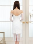 ホワイト モデル：ゆめ　身長：160cm　着用サイズ：XSサイズ
