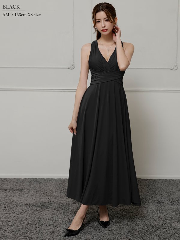 ブラック　モデル：あみ　身長：163cm　着用サイズ：XSサイズ