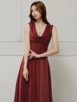 ワインレッド モデル：あみ　身長：163cm　着用サイズ：XSサイズ