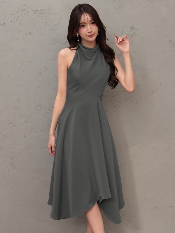 ダークグレー　モデル：七瀬みほ　身長：162cm　着用サイズ：XSサイズ