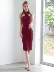 ワインレッド　モデル：あいか　身長：165cm　着用サイズ：XSサイズ