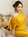 画像4: XSサイズあり【Veautt/ヴュート】【OF05】2WAYショルダー/ セパレート/ サイドジップ/ ZIP/ タイト/ ひざ丈/ ミディアム/ キャバドレス (4)