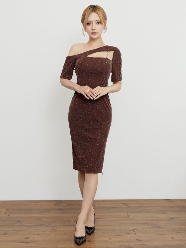 ブラウン モデル：みやび　身長：158cm　着用サイズ：XSサイズ