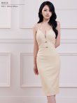 ベージュ　モデル：いの　身長：160cm　着用サイズ：XSサイズ