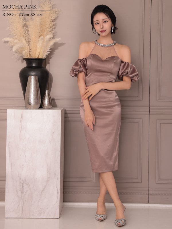 モカピンク　モデル：りの　身長：157cm　着用サイズ：XSサイズ