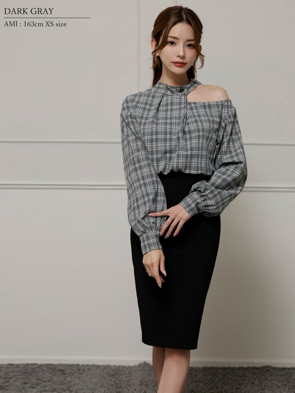 ダークグレー モデル:あみ 身長:163cm 着用サイズ:XSサイズ