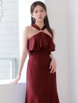 ワインレッド　モデル：七瀬みほ　身長：162cm　着用サイズ：XSサイズ