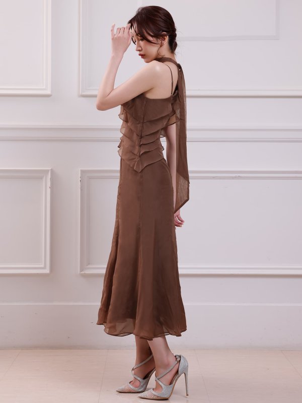 ブラウン　モデル：七瀬みほ　身長：162cm　着用サイズ：XSサイズ