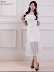 ホワイト　モデル：いの　身長：160cm　着用サイズ：XSサイズ