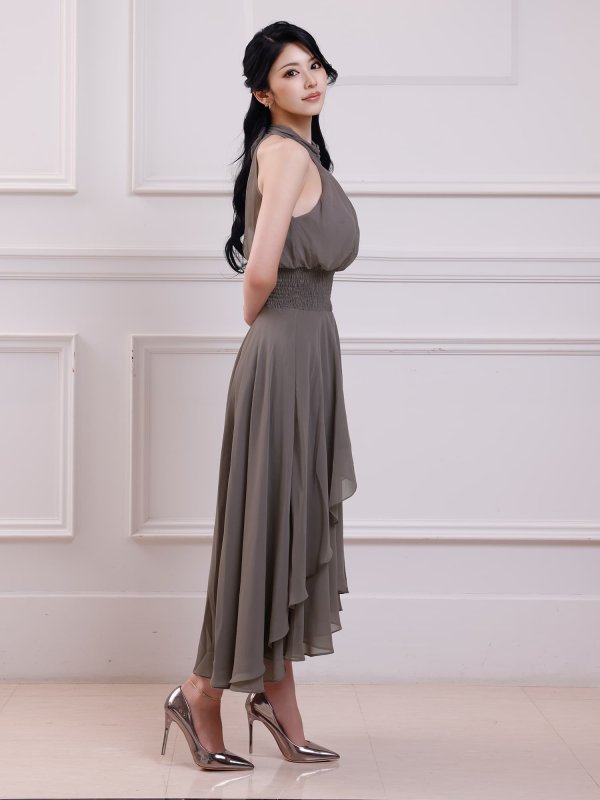 グレージュ　モデル：いの　身長：160cm　着用サイズ：XSサイズ