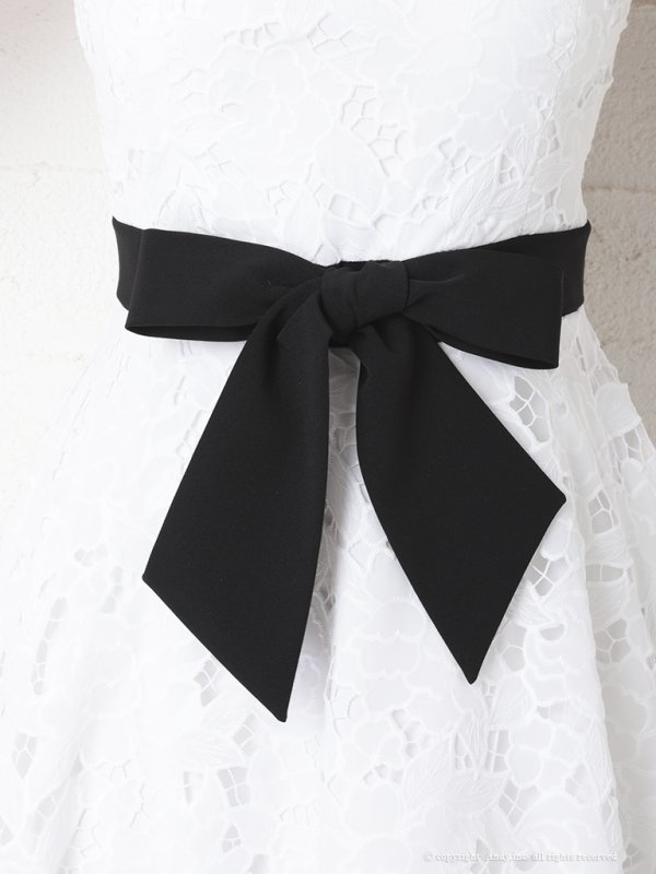 画像13: 【Andy ANDY Fashion Press 11 COLLECTION 04】フラワーレース/ ウエストリボン/ ノースリーブ/ ラインデザイン/ フレア/ ミニドレス/ キャバドレス[OF05] (13)