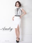 画像10: 【ANDY/アンディ】 ノースリーブ/ レース/ シアー/ ドレープ/ 変形スカート/ タイト/ ミニドレス/ キャバドレス[OF05] (10)