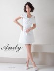 画像12: 【Andy ANDY Fashion Press 14 COLLECTION 04】ジャガード/ ワンカラー/ デコルテクロスリボン/ アシンメトリー/ フレア/ Aライン/ 台形スカート/ ミニドレス/ キャバドレス[OF05] (12)