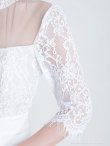 画像8: 【Andy ANDY Fashion Press 15 COLLECTION 06】マーメイド/ レース切り替え/ デコルテシアー/ ハイネック/ 七分袖/ 長袖/ 袖あり/ ワンカラー/ フィッシュテール/ フリル/ ミディアムドレス/ キャバドレス[OF05] (8)