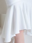 画像9: 【Andy ANDY Fashion Press 15 COLLECTION 06】マーメイド/ レース切り替え/ デコルテシアー/ ハイネック/ 七分袖/ 長袖/ 袖あり/ ワンカラー/ フィッシュテール/ フリル/ ミディアムドレス/ キャバドレス[OF05] (9)