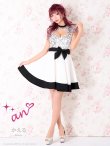 画像10: 【an/アン】チャーム/ 切り替えデザイン/レース/ リボン/フレア/ ミニドレス/ キャバドレス[OF05] (10)