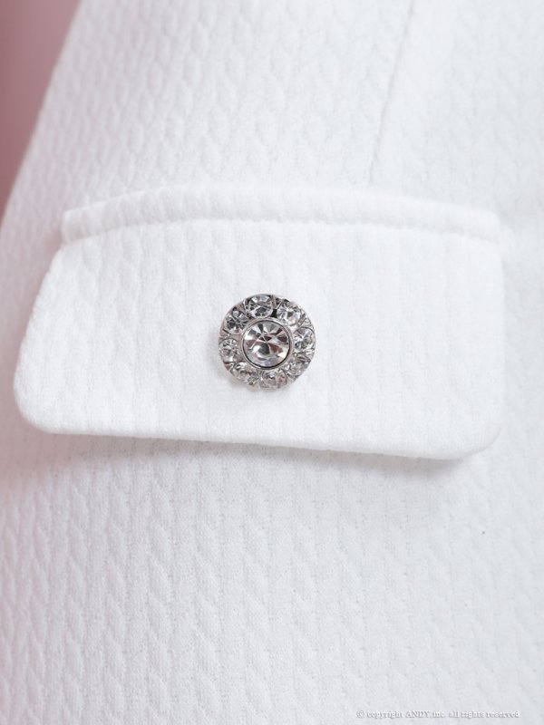 画像33: 【an/アン】ワンカラー/ ノースリーブ/ フロントボタン/ セットアップ/ ツーピース/ タイト/ ひざ丈/ ミディアムドレス/ キャバドレス[OF05] (33)