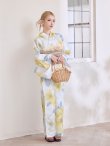 画像17: ヘルシー油彩牡丹浴衣【浴衣３点セット 浴衣/帯/下駄】[YMT] (17)