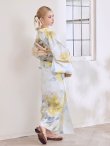 画像18: ヘルシー油彩牡丹浴衣【浴衣３点セット 浴衣/帯/下駄】[YMT] (18)