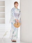 画像5: シャーベット水彩紫陽花浴衣 OBI-g-500-kj-8-GY / HIMO-900-yn-3-GYxGD / HEKO-800-sb-5-W / YA-1016-kj-CL / GETA-01-kj-3-IV/ [YMT] (5)