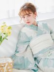 画像17: 洋モダンミントグリーン浴衣 OBI-siwa-200-kj-13-OW / HIMO-900-yn-5-IV / HEKO-800-sb-5-W / YA-1069-kn-W / GETA-01-kj-3-IV/ [YMT] (17)