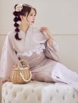 画像13: アーガイルビジュー浴衣【浴衣３点セット 浴衣/帯/下駄】[YMT] (13)