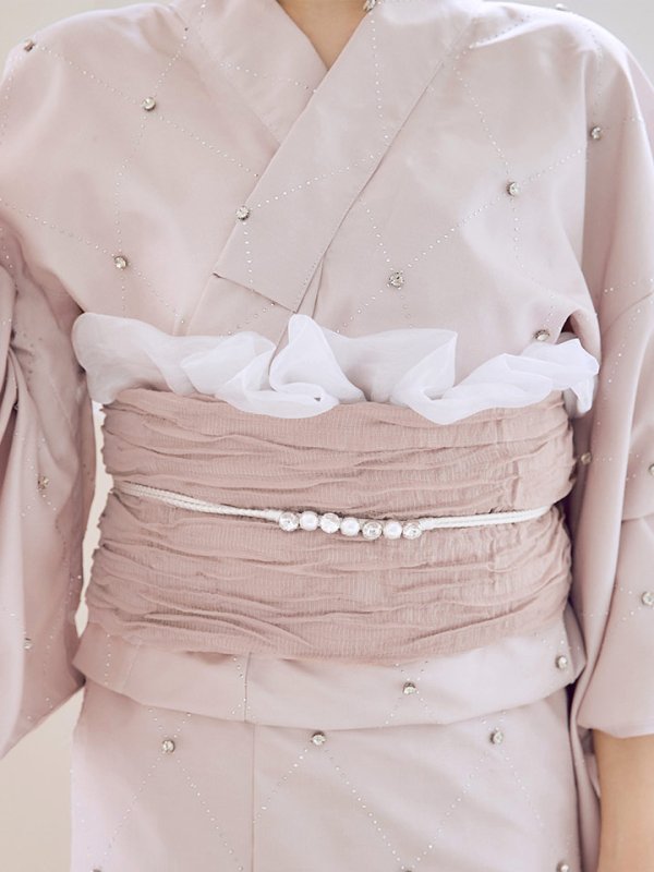 画像24: アーガイルビジュー浴衣【浴衣３点セット 浴衣/帯/下駄】[YMT] (24)