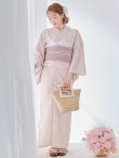 画像9: 【予約 / 5月中旬発送予定】アーガイルビジュー浴衣 OBI-siwa-204-wk-9-DusP / HIMO-906-yn-PEARL / HEKO-800-sb-5-W / YA-1075-kn-BE / GETA-01-kj-7-P/ [yo/YMT] (9)