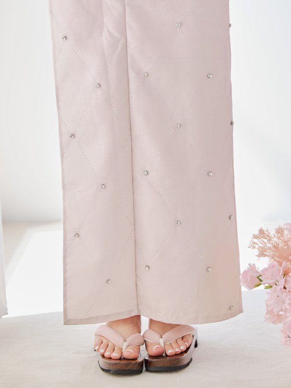 画像14: 【即日発送】アーガイルビジュー浴衣【浴衣３点セット 浴衣/帯/下駄】[YMT] (14)