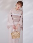 画像4: 【即日発送】アーガイルビジュー浴衣【浴衣３点セット 浴衣/帯/下駄】[YMT] (4)