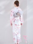 画像14: 【予約 / 5月中旬発送予定】ニュアンスピンク水彩朝顔浴衣 OBI-g-500-kj-7-GYGE / HIMO-900-yn-8-P / HEKO-800-sb-5-W / YA-924-cm-PBE / YA-1081-kj-WPG / GETA-01-kj-7-P / [y/YMT] (14)