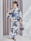 画像11: 【予約 / 5月中旬発送予定】蒼菖蒲柄浴衣 OBI-hira-100-ok-4-DusBL / HIMO-900-yn-4-GYxGY / / YA-1002-kj-BL / GETA-01-kj-2-BL/ [y/OF01] (11)