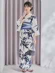 画像12: 【予約 / 5月中旬発送予定】蒼菖蒲柄浴衣 OBI-hira-100-ok-4-DusBL / HIMO-900-yn-4-GYxGY / / YA-1002-kj-BL / GETA-01-kj-2-BL/ [y/OF01] (12)